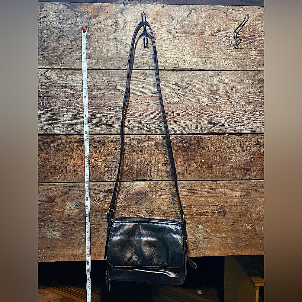 Aurielle Clutch/ crossbody bag, black leather